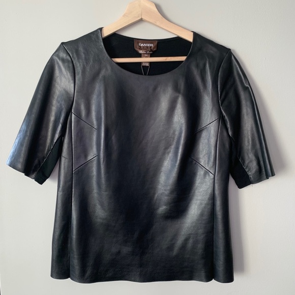 Danier Tops - Danier | leather short sleeve tee
